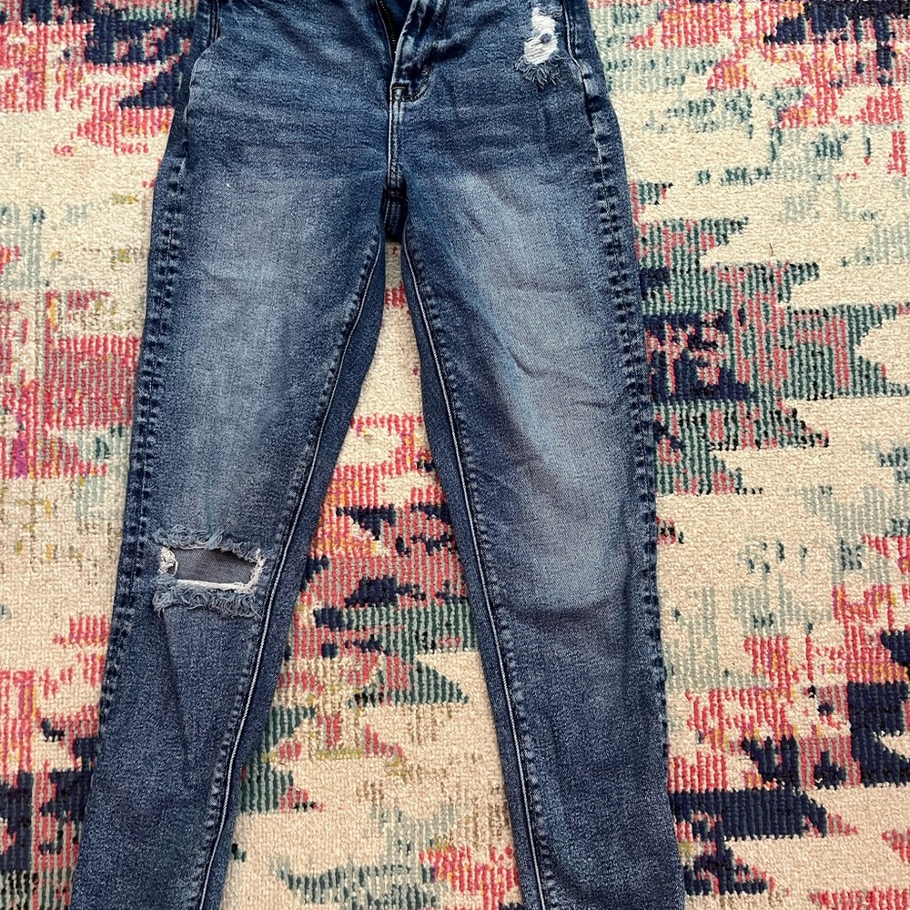 Distressed American Eagle Jeans